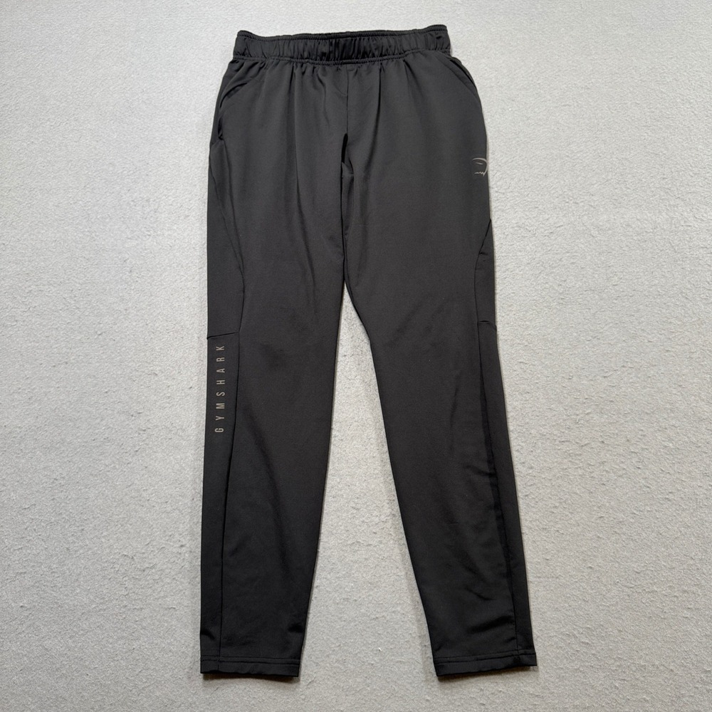 Gymshark Sweatpants Men's Small Black Elastic Waist Athletic Training Activewear